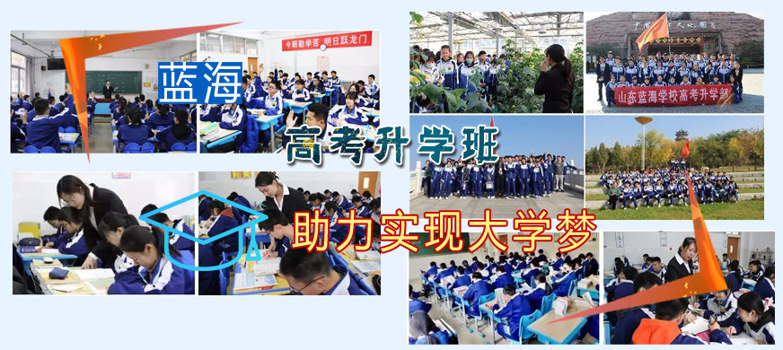 山東藍海職業學校高考升學班2025年招生簡